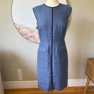 J Crew linen sheath, EUC